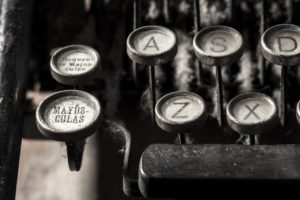 typewriter, alphabet, letter